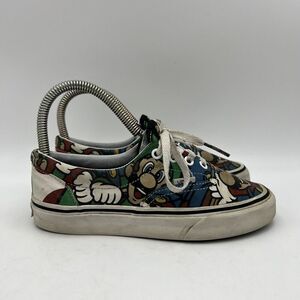 Vans X Super Mario Bros Game Over‎ Shoes Sneakers Lace Up Size 4.5 Men's 6 Women